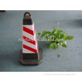 High Quality Rubber Traffic Cone with top ring & base sandbag